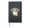 Boonana Ghost Funny Halloween Costume Hardcover Journal, Black