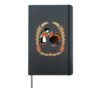 Boop Funny Pilgrim Turkey Thanksgiving Cute Fall Holiday Hardcover Journal, Black