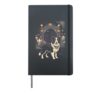 Border Collie Halloween Dog Lover Spooky Season Cute Hardcover Journal, Black