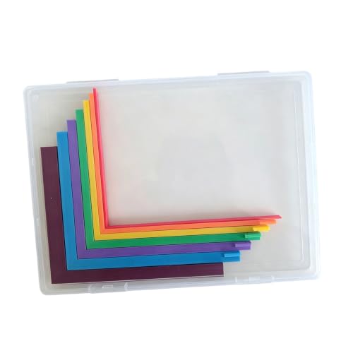 Border Placement Tools for Paper Projects, Nested Layering Guides with Marked Corners Serving Cards Notes Classroom Sketches Paper Alignment Guides Border Spacing Tool Layering Corner Ruler Card Aid