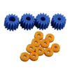 BORDSTRACT 26Pcs Plastic Spindle Gear and Sleeve Set, Multi Size 2MM‑4MM Shaft Fit for Aircraft Car Model Build