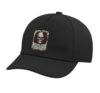 Born for Rock 'N' ROLL Skull with Roses Vintage Music Art Adjustable Printed Baseball Hat, Black