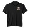 Born for Rock 'N' ROLL Skull with Roses Vintage Music Art Performance Polo Shirt