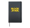 Born to be Rock Star for cool Kids Teens Adults Hardcover Journal, Black