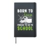 Born To Farm Forced To Go To School Young Farmer Humor Hardcover Journal, Black