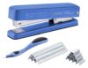Bostitch Titan Heavy Duty Metal Stapler, 50 Sheet Capacity with 1250 Staples and Ergonomic Staple Remover, Jam Free Stapling, Full Strip Stapler for Desk, Office and Classroom, Blue