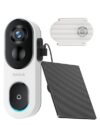 BOTSLAB Solar Doorbell Camera Wireless, No Subscription,2K Head-to-Toe View