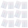 Bottle Labels Name Tags Waterproof 20 Sheets Self Adhesive PVC