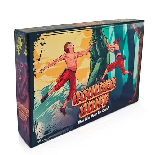 Boulder Bluff Climbing Card Game Bluffing & Strategy Game for Adults, Kids & Teens | Fun Family Card Game for 2–4 Players | Ages 10+ | 30–45 Minute | Game Night Adventure & Gift for Climbers