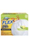 Boulder Flex Extra Strong Tall Kitchen Drawstring Bags, 13 Gal, 80 Count