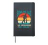 Bowling Dad Cooler Retro Fathers Day Bowler Daddy Papa Men Hardcover Journal, Black