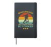 Bowling Dad Like Normal Cooler Retro Fathers Day Bowler Papa Hardcover Journal, Black