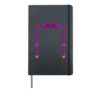 Bow Tie with Braces Wedding and Special Occasions Hardcover Journal, Black
