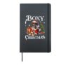 Boxer Xmas Boxer Christmas Boxer Santa Claus Boxer Hardcover Journal, Black
