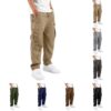 Boys Cargo Pants Baggy Pull On Uniform Pants Casual Back To School Clothes