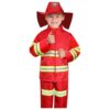 Boys Costume Fireman Outfit Role Play 3 Piece Set School