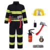 Boys Costume Fireman Set Outfit Role Play Dress up Party Wear
