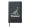 Brachiosaurus Sauropod Dinosaur Kids Paleontology Fossil Fan Hardcover Journal, Black