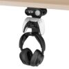BRAINWAVZ Under Mount Game Controller & Headset Hanger for SteelSeries Arctis Nova Pro Wireless, Nova Elite & Pro Omni + Base Station Dock - Easy Install with Screws or VHB Tape