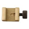 Brass Ruler Stopper for Woodworking - Precision Positioning Block & Line Scriber Tool for Metal Rulers 20-39mm(20mm)