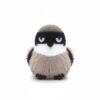 BreezeTrading Bird Doll Stuffed Animal Toy Embroidered Weighted Base Polyester Filling Short Material Soothing Comfort Decorative Companion Suitable for Children Girls Gift Home, Shrike