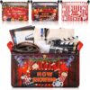 Breling 4 Pcs Christmas Movie Night Gift Baskets with Handles Christmas Party Supplies Snacks Boxes Xmas Santa Snowman Cinema Movie Theater Snack Bins Party Decorations for Xmas Birthday Holiday