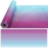 Breling Purple and Blue Bulletin Board Fabric Roll Classroom Decor 24 Inch x 60 ft Color Wash Non Woven Background Fade Resistant Reusable Waterproof Poster Board for Back to School Wall Decor
