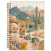 BRGYRS Western Botanical Plant Spiral Notebook Journal 5.5x8.3Inch