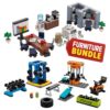 Brick Loot City Gym and Office Building Set Mini Blocks Kit Compatible with Lego Includes Workout Equipment Desk Chairs Tables STEM Construction Toy for Kids Adults Boys Girls Age 6 Plus (484 pcs)