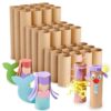 Bright Creations Cardboard Tubes - Toilet Paper Rolls for Crafts & Paper Tubes - Sturdy Project Base & Sculpting Cardboard Rolls for Assorted DIY Art Materials & Supplies - 4, 6 & 8 in, 36-Pack