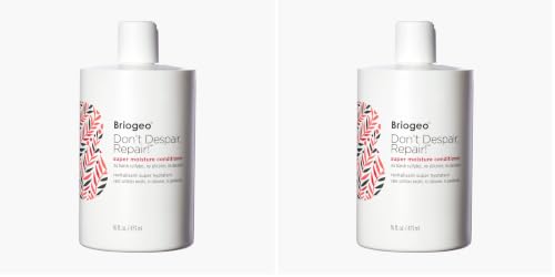 Briogeo Don't Despair, Repair! Super Moisture Conditioner | Moisturizing Protein Conditioner with Argan Oil for Dry, Damaged Hair | Silicone-Free | Vegan & Cruelty-Free | 16 fl oz (Pack of 2)