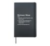 Brittany Mom Definition Funny Hardcover Journal, Black