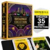 Broadway Playbill Binder with Sleeves, Showbill Organizer Gifts for Theater