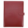 Brown Pu Document Folder Organizer with Clipboard for A4 Meetings