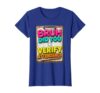 Bruh Did You Verify Attendance Funny Attendance Clerk School T-Shirt, Women, Royal Blue, Medium