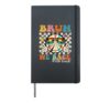 Bruh We Back 6th Grade Retro Back to School Boys Girls Kids Hardcover Journal, Black