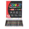 Brush Tip Markers, Waterproof Color Pens, Art Sketching Set, Multicolor
