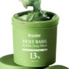 Bryzalor Holy Basil Bubble Deep Mask – 90g / 3.17 oz – Clay-to-Foam Wash-Off Mask with Carbonated Water – Gentle Cleansing for Sensitive Skin – Korean Skincare