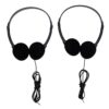 BSTiltion Bulk 10 Pack Kids Classroom Headphones Soft Adjustable Over Ear Design for Children Black