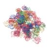 BSTiltion Colorful Cute Palm Shaped Paper Clips 100 Pcs for Office School Work Storage Box Included
