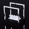 BSTiltion LED Light Up Newtons Swing Ball Glowing Balance Balls Desk Toys for Home and Office Decor (1)