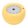 BSTiltion Magnetic Visual Cooking Timer with Accurate Dual Core Metal Timing for Kitchen, Loud Alarm for Study Reminder (Cream Yellow)