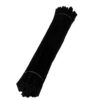 BSTiltion Pipe Cleaners, Flexible Polyester Chenille Stems (Black)