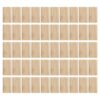 Buachois 50Pcs Dominos Tenon, Beech Wood Loose Tenons, 8x40mm