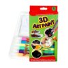 Bubble Paint Pens - Heat Activated 3D Markers | Washable Art Kit