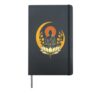 Buddha Lotus Meditation Yoga Mindfulness Buddhist Zen Hardcover Journal, Black