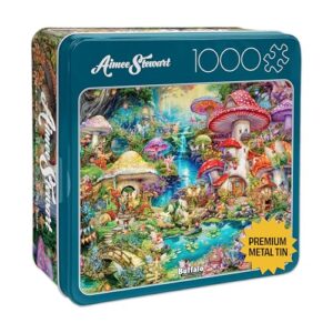 Buffalo Games - Merry Mushroom Village Picnic - 1000 Piece Jigsaw Puzzle