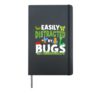 Bug Insects - Easily Distracted By Bugs Hardcover Journal, Black