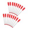 BUGUUYO 50pcs Black Fine Tip Whiteboard Marker with Built-in Eraser