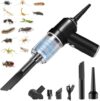 Bug Vacuum with Long Nozzle, Bug Vacuum Catcher Cordless Insect with LED